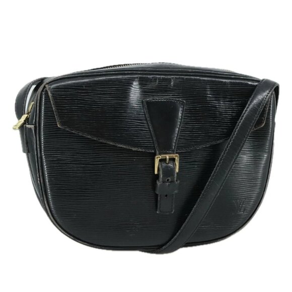 LOUIS VUITTON Epi Jeune Fille MM Shoulder Bag Black - Picture 1 of 14